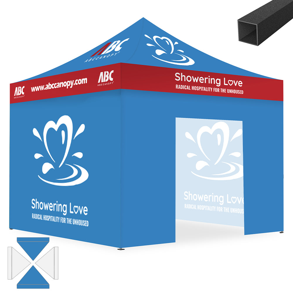 S1 Nova Base™ Custom Canopy Brand Union 10x10, 10x15, 10x20