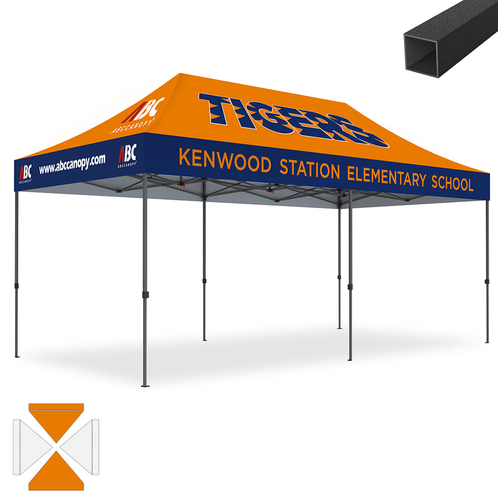 S1 Nova Base™ Custom Canopy Brand Union 10x10, 10x15, 10x20
