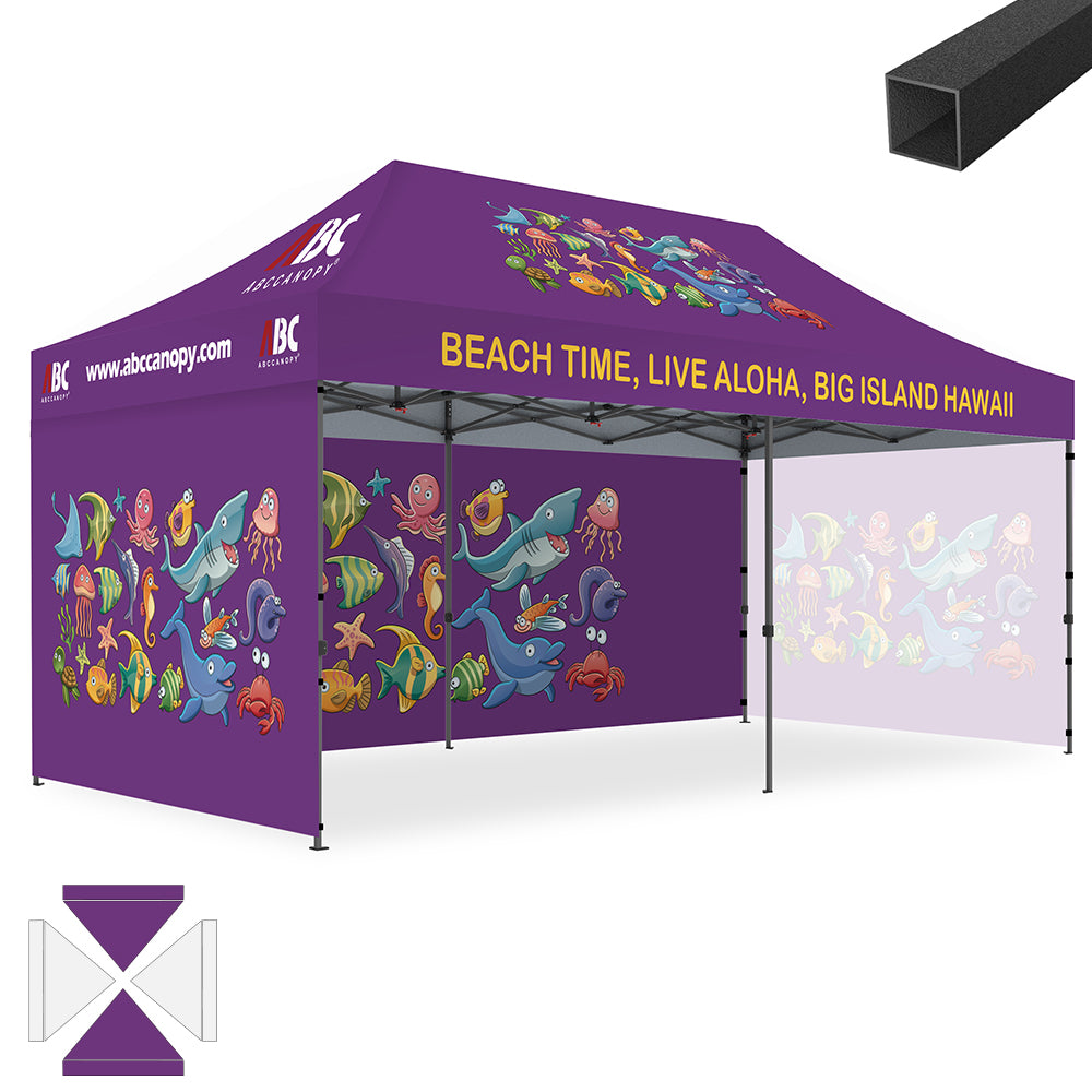 S1 Nova Base™ Custom Canopy Brand Union 10x10, 10x15, 10x20