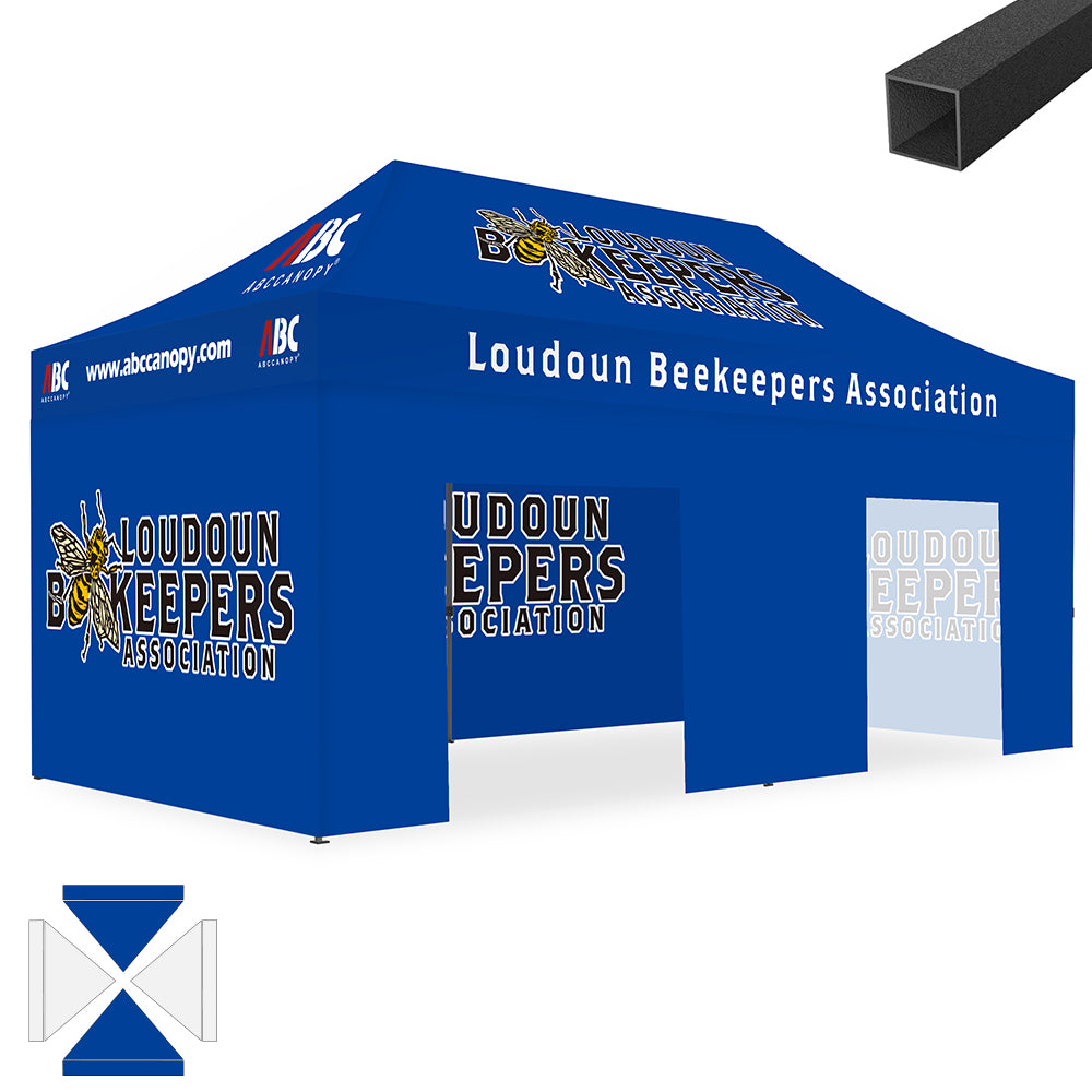S1 Nova Base™ Custom Canopy Brand Union 10x10, 10x15, 10x20