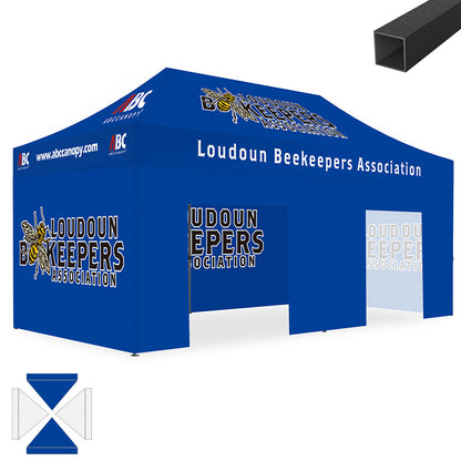 S1 Nova Base™ Custom Canopy Brand Union 10x10, 10x15, 10x20