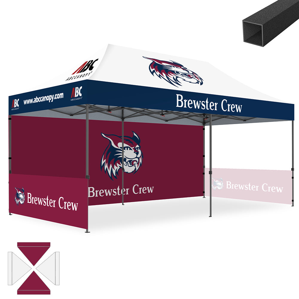S1 Nova Base™ Custom Canopy Brand Union 10x10, 10x15, 10x20