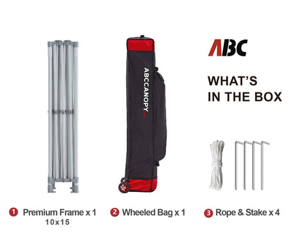 S1 Nova Base™ Steel Canopy Frame Only 10x10, 10x15, 10x20
