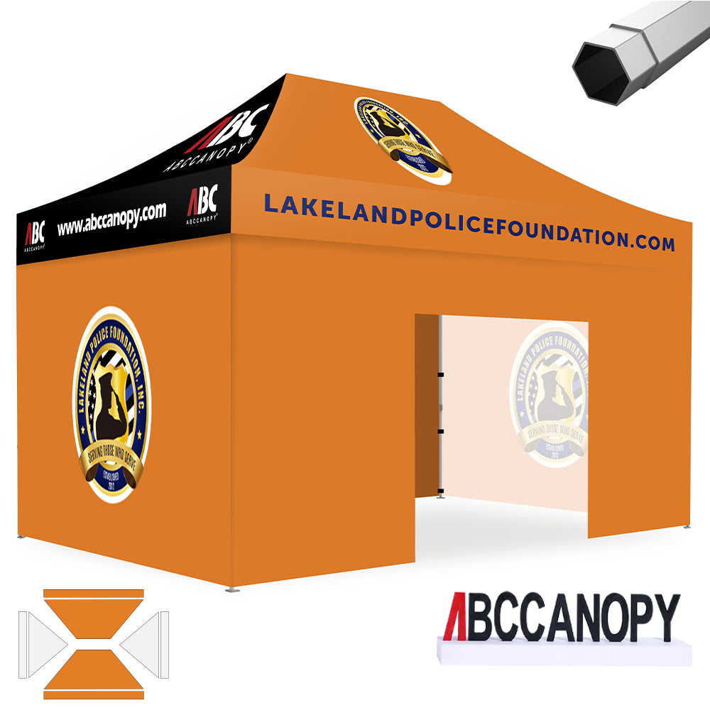 S1 Nova Base™ Custom Canopy Brand Union 10x10, 10x15, 10x20