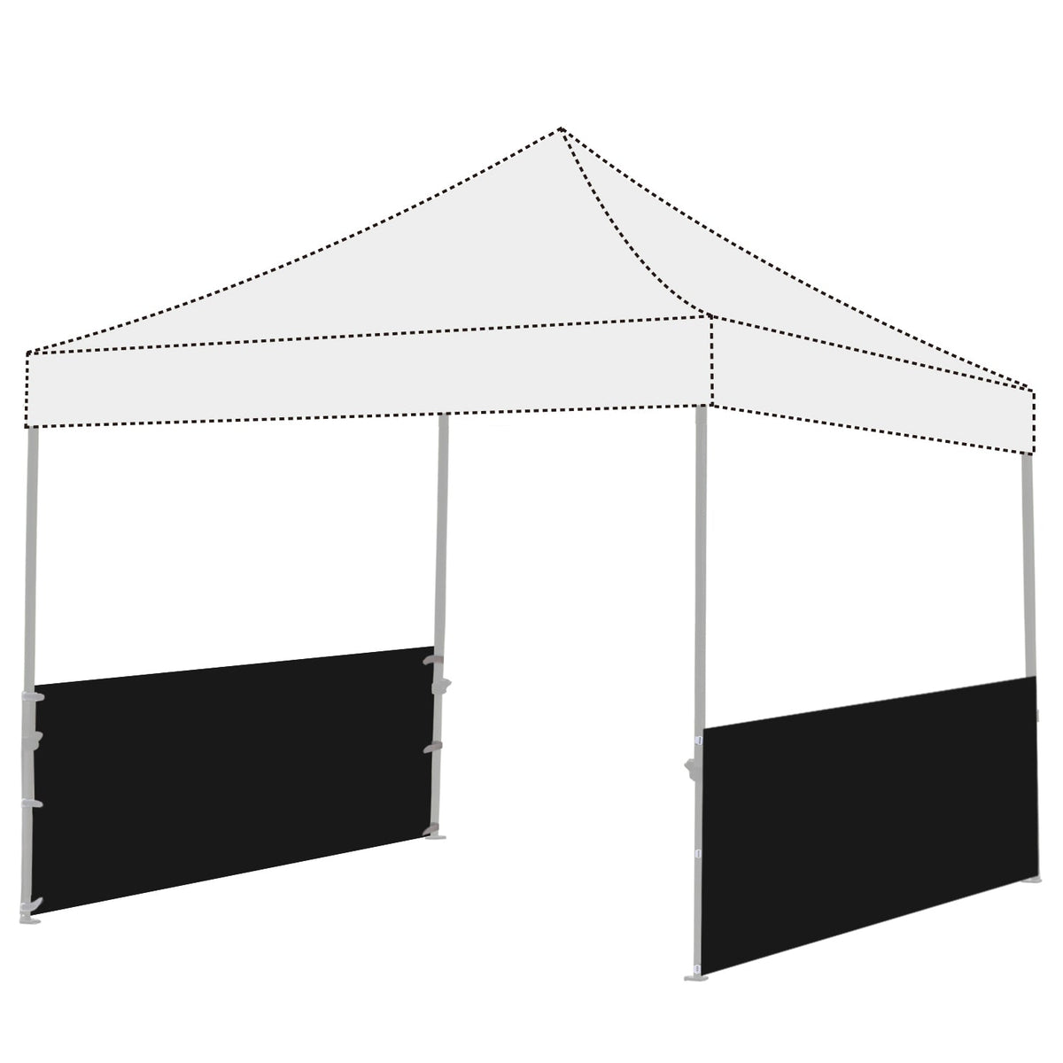 Two Half Walls for Canopy