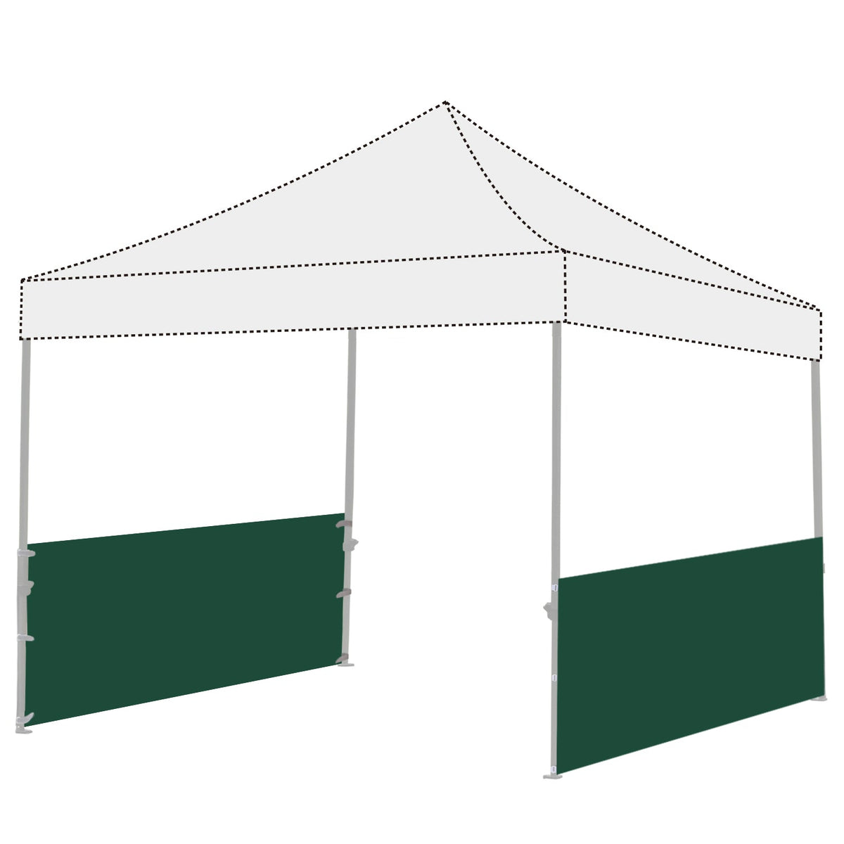 Two Half Walls for Canopy