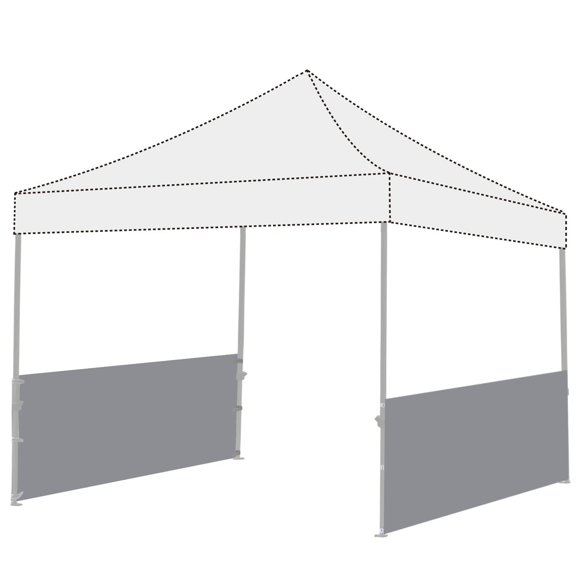 Two Half Walls for Canopy