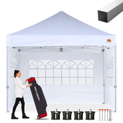 S1 Nova Base™-Lite Canopy with Church Window Sidewalls 8x8, 10x10, 10x15, 10x20
