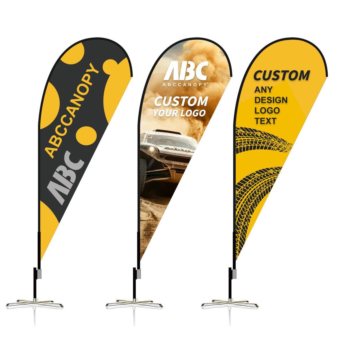 Custom Teardrop Flag 8FT, 10FT, 12FT