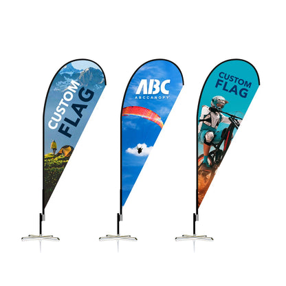 Custom Teardrop Flag 8FT, 10FT, 12FT